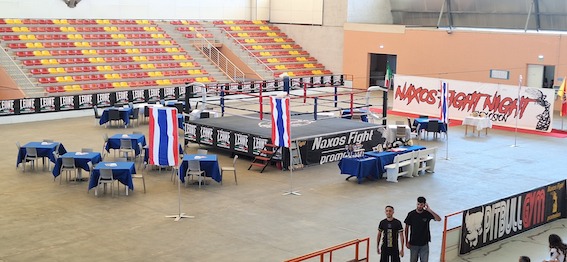 Il Palagiarre in allestimento