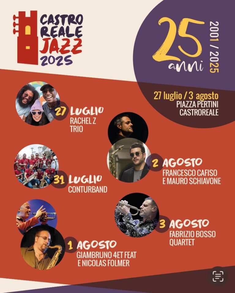 Castroreale: Al via il Castroreale Jazz 2025