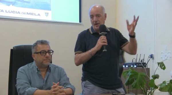 Il presidente della consulta delle associazioni Ercole Campanella e il sindaco Matteo Sciotto
