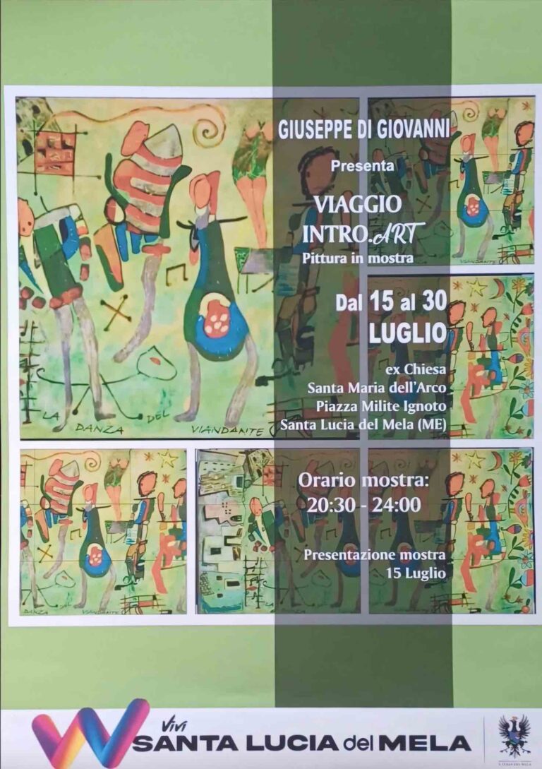 Santa Lucia del Mela: C’è tanta attesa per la mostra di Giuseppe Di Giovanni