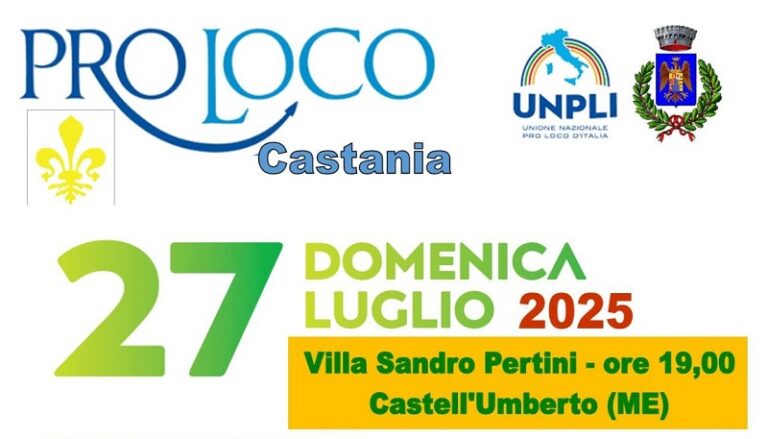 Castell’Umberto: la presentazione del nuovo direttivo della Pro Loco “Castania”