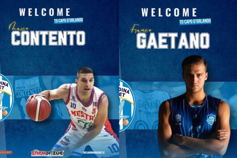 Basket – L’Orlandina si rinforza con Contento e Gaetano