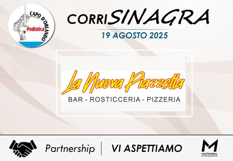 Edizione 2025 di “Corri Sinagra”, la gara podistica competitiva sarà martedì 19 agosto