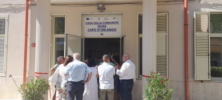 Capo d’Orlando: inaugurata la casa di comunità spoke h12
