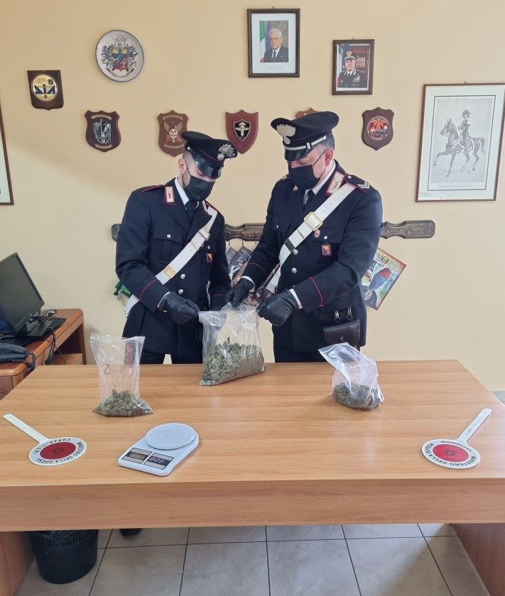 Sequestro droga CC Cesarò