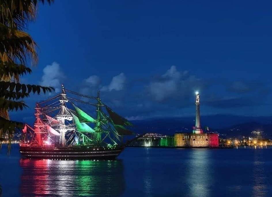 Foto del transito a Messina nel 2020