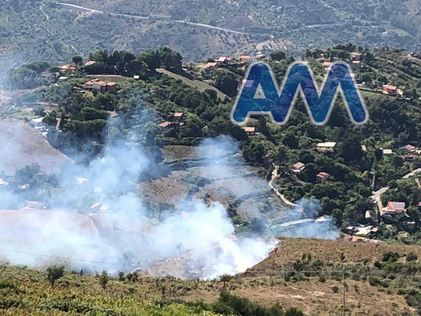 incendio letto santo 24.08.21 2