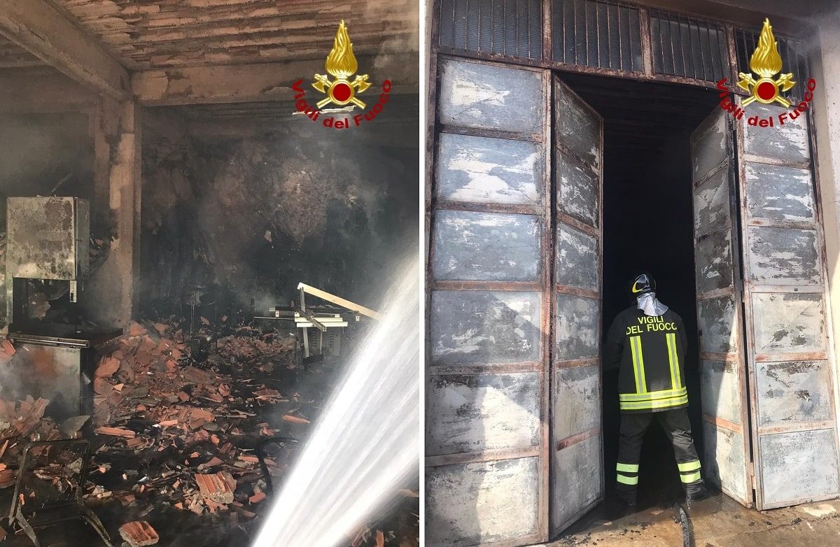 incendio novara