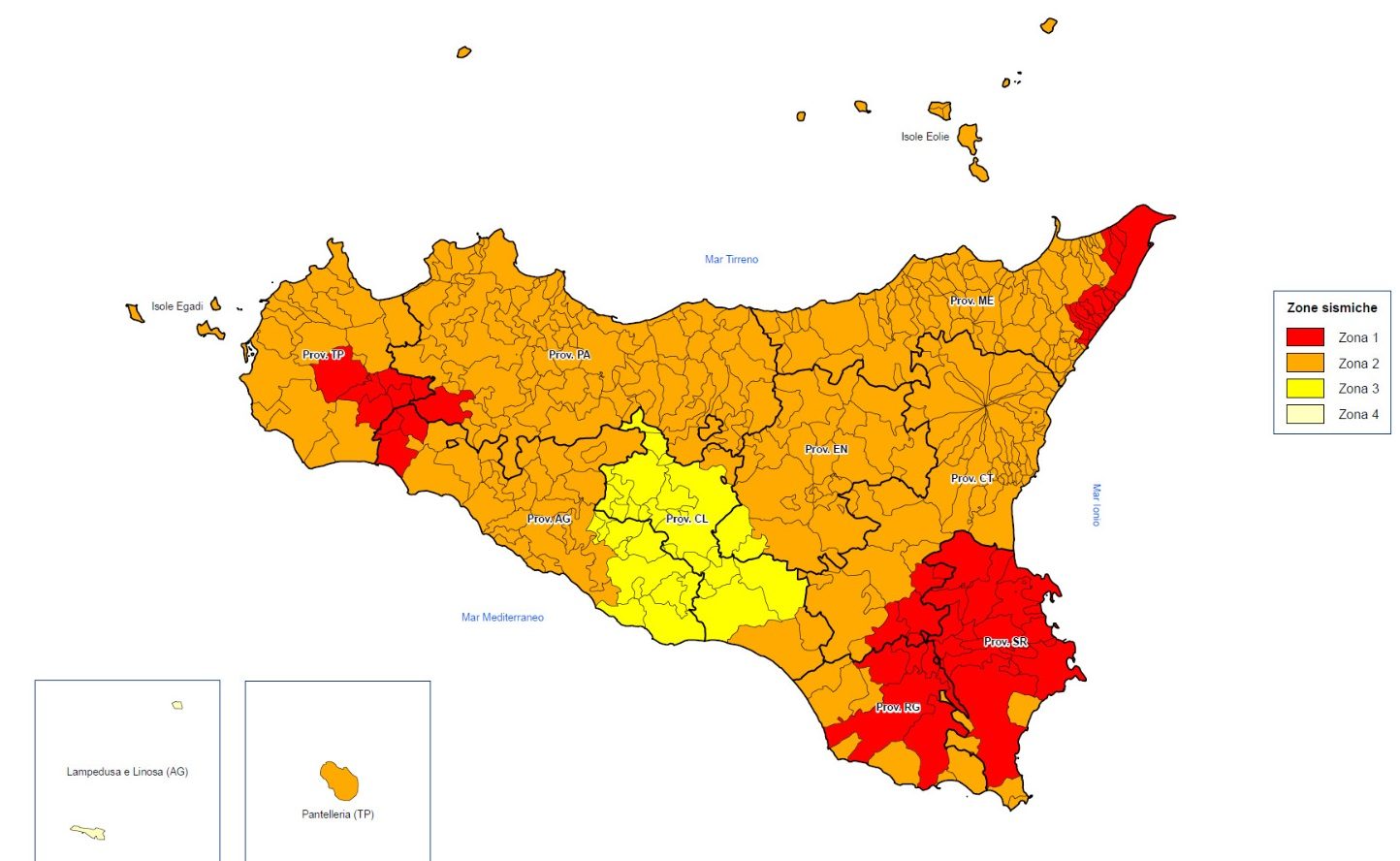 rischio sismico sicilia