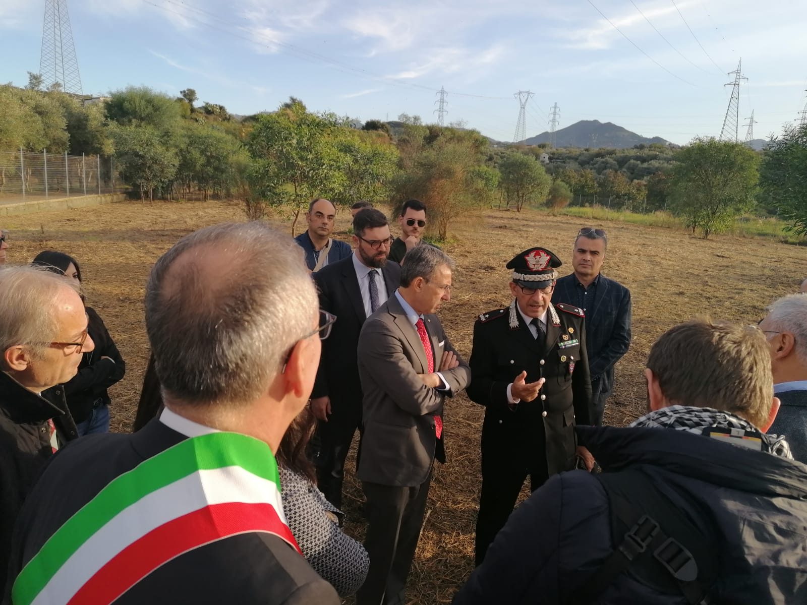 Sopralluogo del ministro Costa