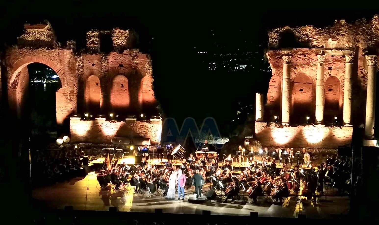 Andrea Bocelli in concerto al Teatro Antico di Taormina